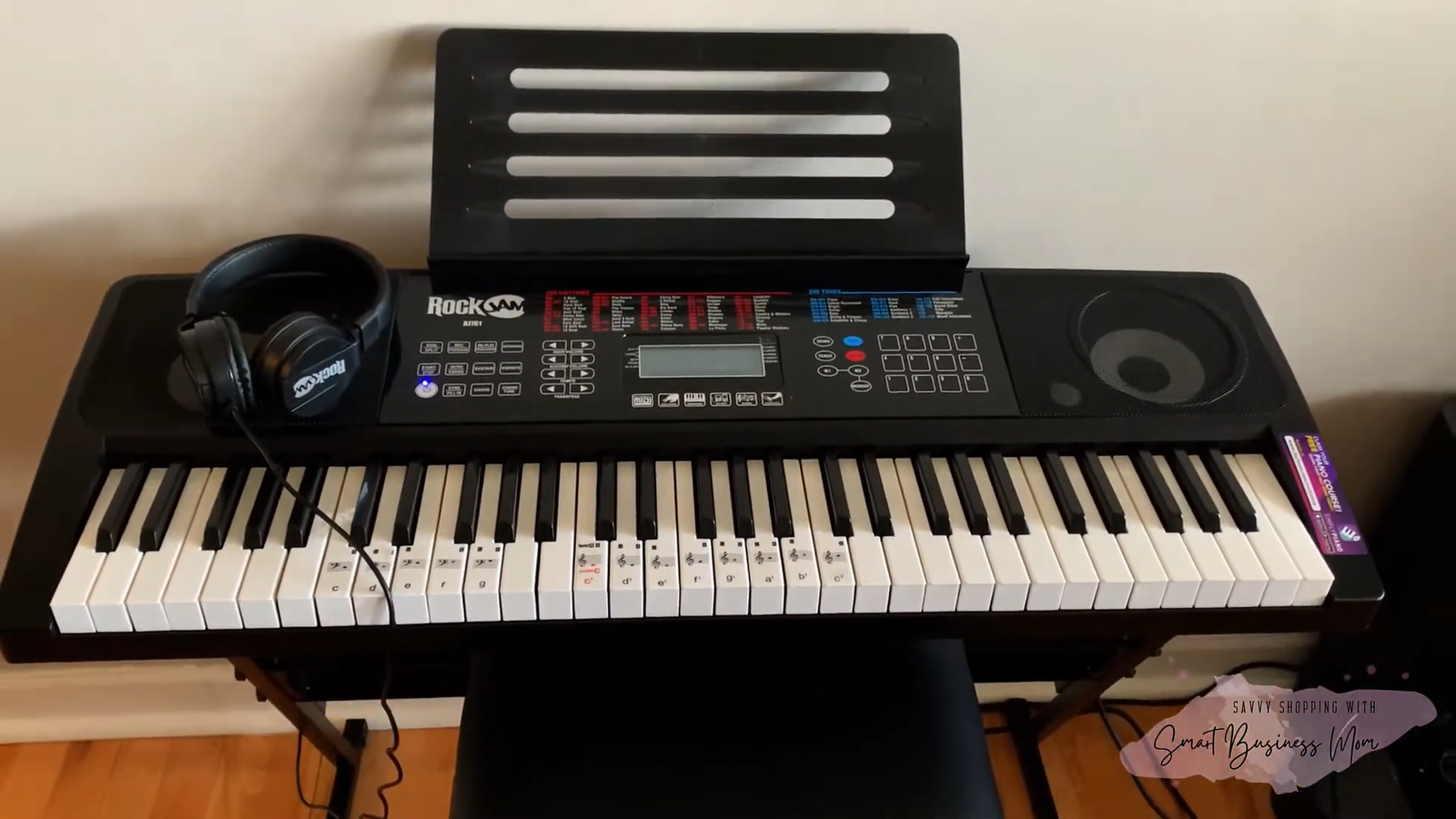 Rockjam 61 Key Touch Display Keyboard Piano Kit